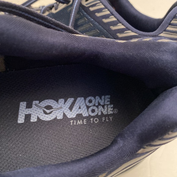 HOKA One One Bondi 6 Women’s Running Shoes Size 10.5 Blue/Dusty Pink - Picture 10 of 11